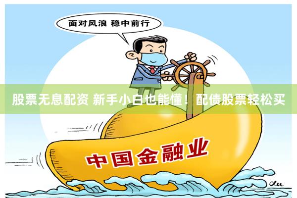 股票无息配资 新手小白也能懂！配债股票轻松买